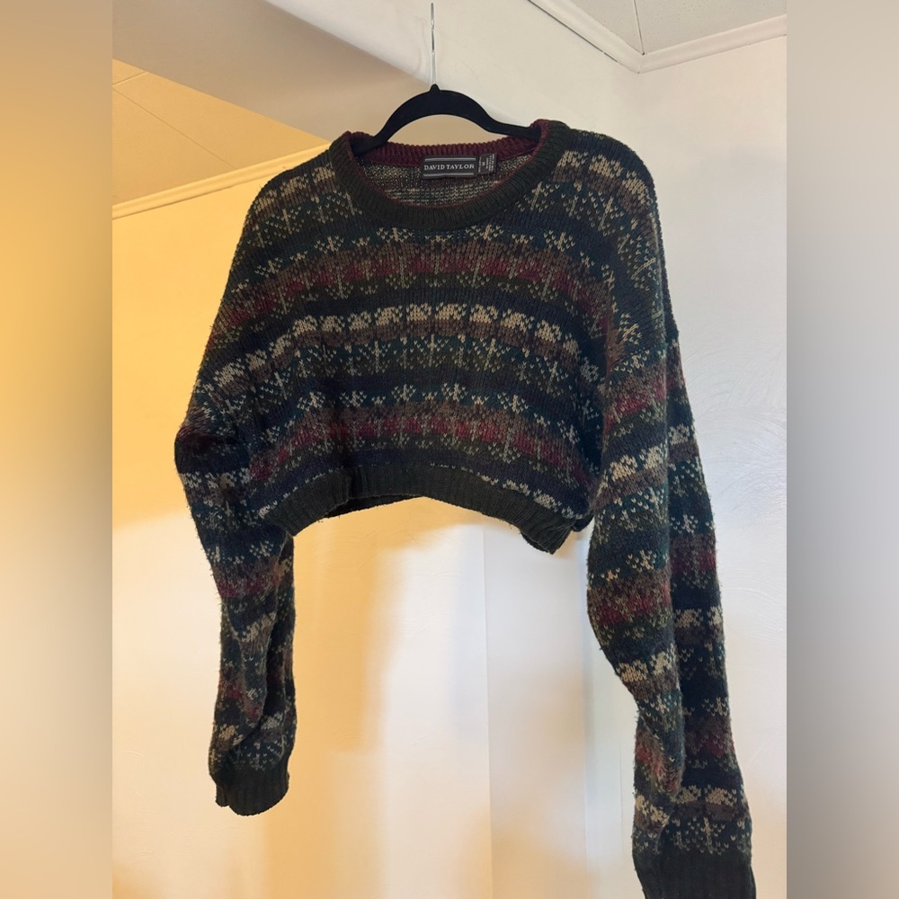 David Taylor Multicolor Striped Women's Sweater